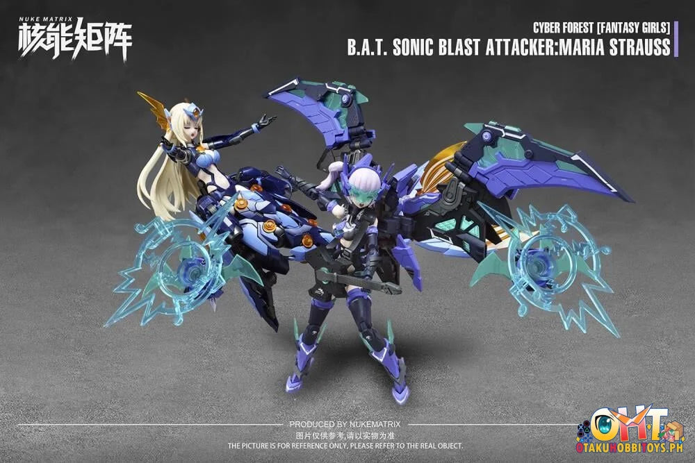 Nuke Matrix 1/12 Scale Cyber Forest B.a.t. Sonic Blast Attacker Maria Strauss Model Kit Figure