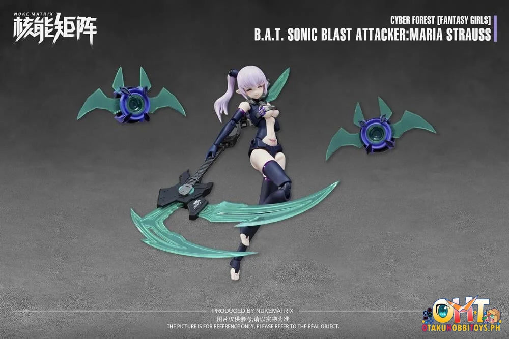 Nuke Matrix 1/12 Scale Cyber Forest B.a.t. Sonic Blast Attacker Maria Strauss Model Kit Figure