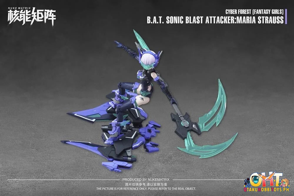 Nuke Matrix 1/12 Scale Cyber Forest B.a.t. Sonic Blast Attacker Maria Strauss Model Kit Figure