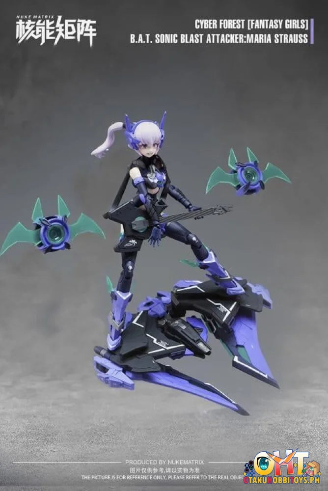 Nuke Matrix 1/12 Scale Cyber Forest B.a.t. Sonic Blast Attacker Maria Strauss Model Kit Figure