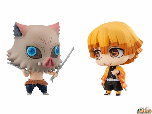 [RE-OFFER] Megahouse ChimiMega Buddy Series! Demon Slayer: Kimetsu no Yaiba Zenitsu Agatsuma  & Inosuke Hashibira  WITH GIFT