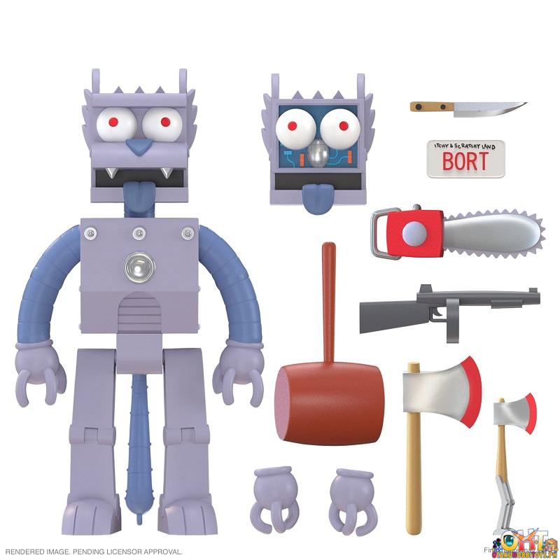 SUPER7 The Simpsons ULTIMATES! Wave 1 Robot Scratchy
