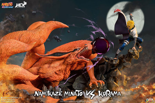 [RE-OFFER] Hex Collectibles Naruto Shippuden Battle of destiny: Namikaze Minato vs Kurama UDS004