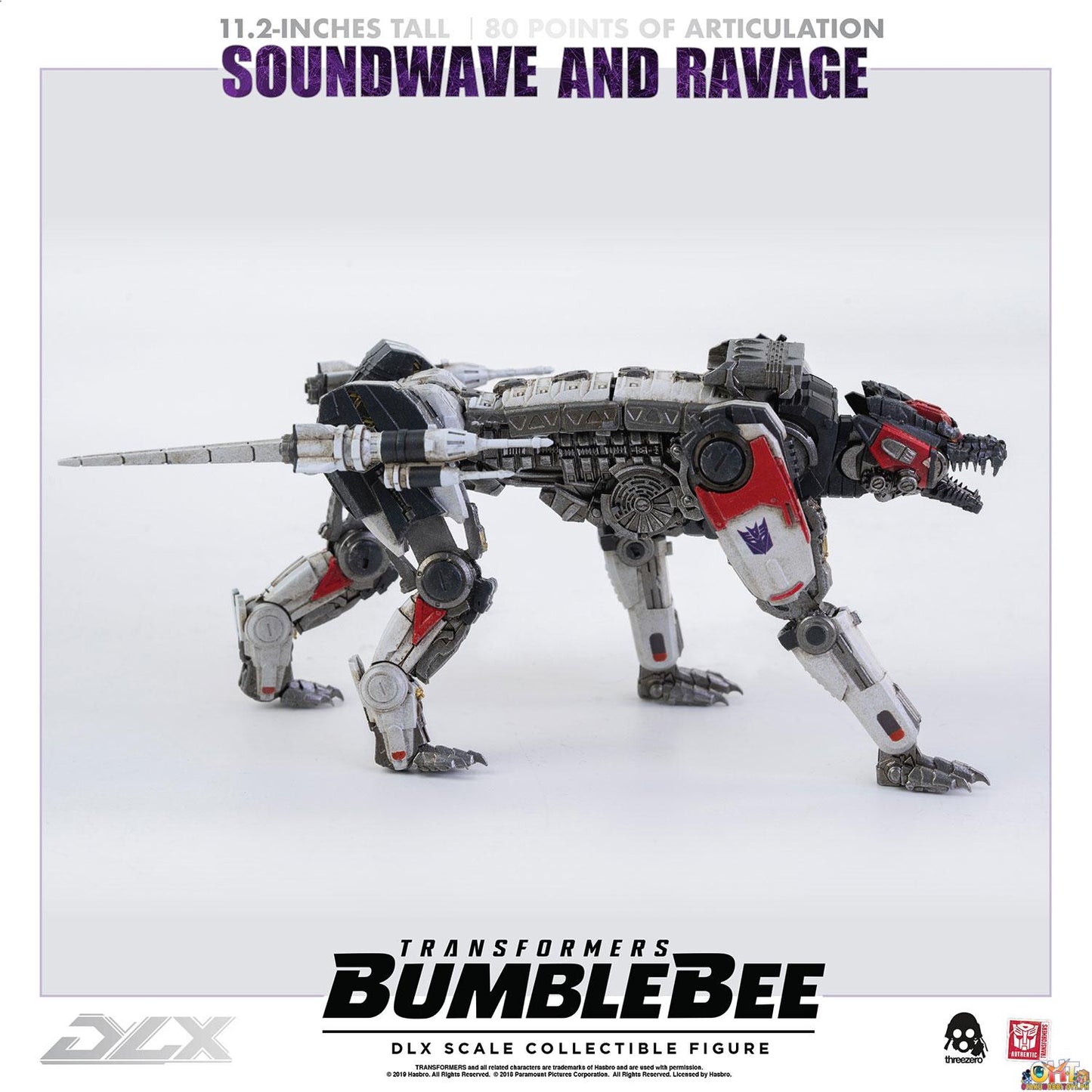 ThreeZero DLX Optimus Soundwave and Ravage