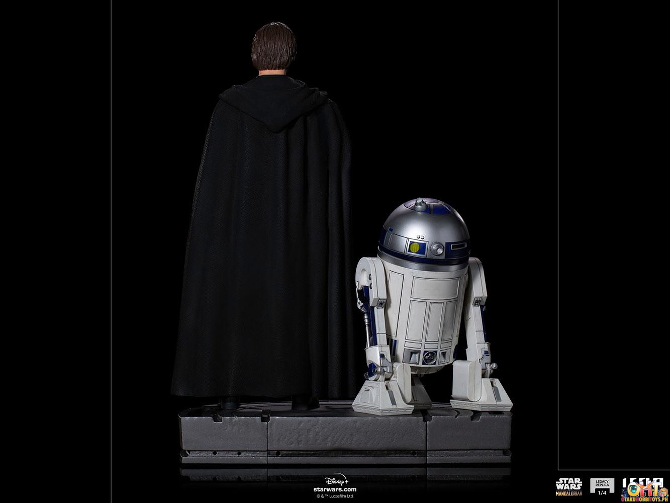 Iron Studios 1/4 Luke Skywalker, R2-D2 and Grogu Legacy Replica - The Mandalorian
