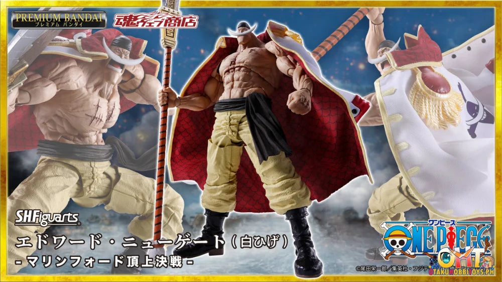One Piece One Piece S.H.Figuarts EDWARD.NEWGATE -MARINEFORD- - Articulated Figure