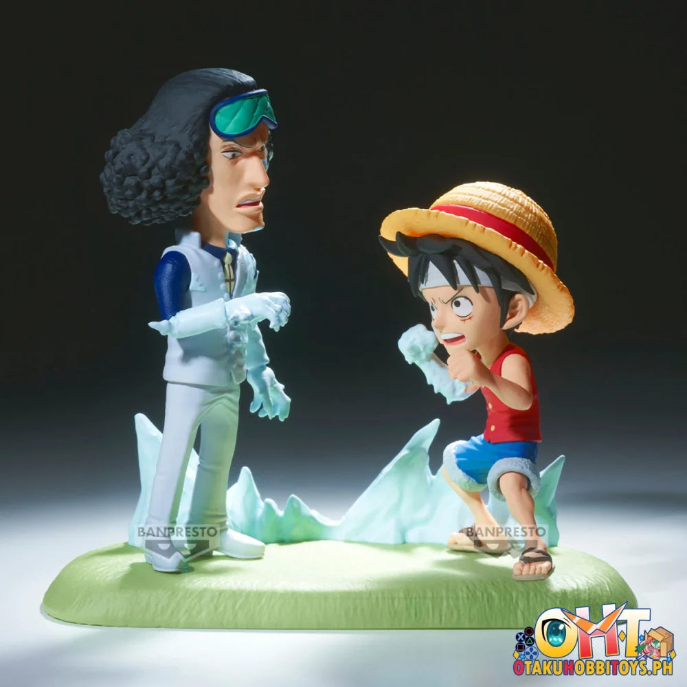 One Piece World Collectable Figure Log Stories-Monkey.d.luffy Vs Kuzan- Prize Figure