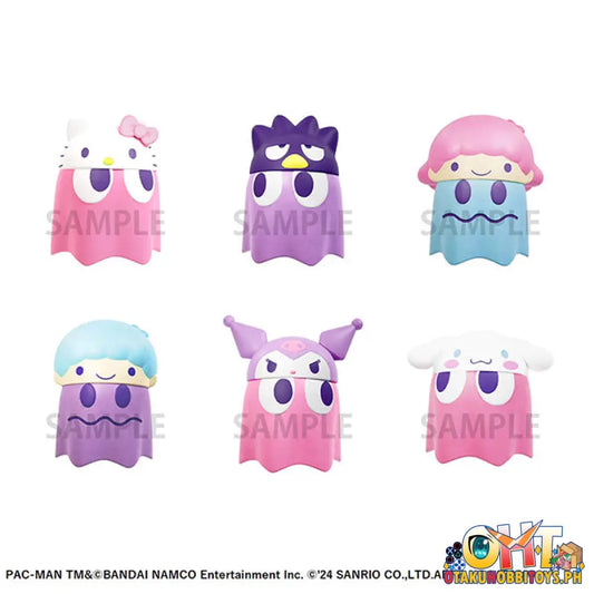 Pac-Man×Sanrio Characters Chibicollect Figure Vol.2 - Set Of 6 Scale