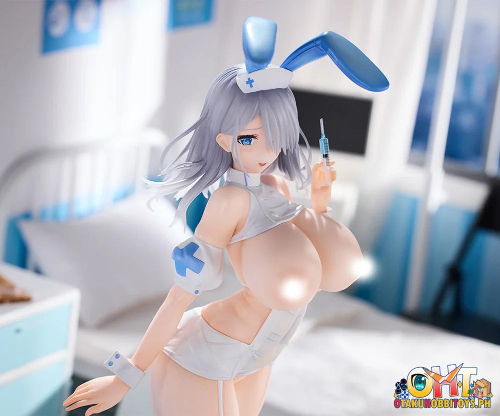 Pink-Cat 1/6 Blue Nurse Bunny Scale Figure