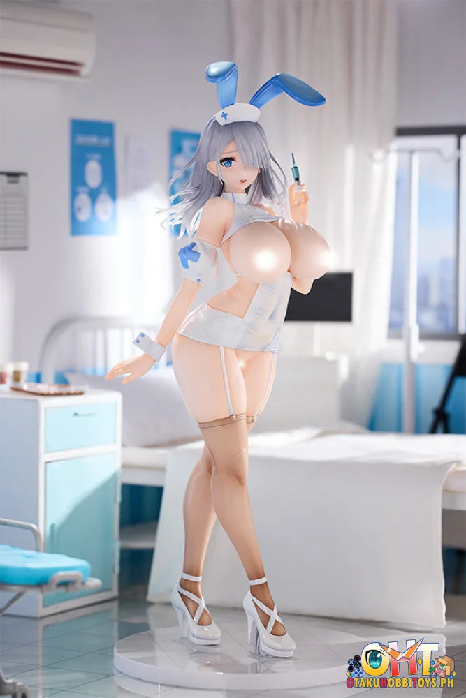 Pink-Cat 1/6 Blue Nurse Bunny Scale Figure