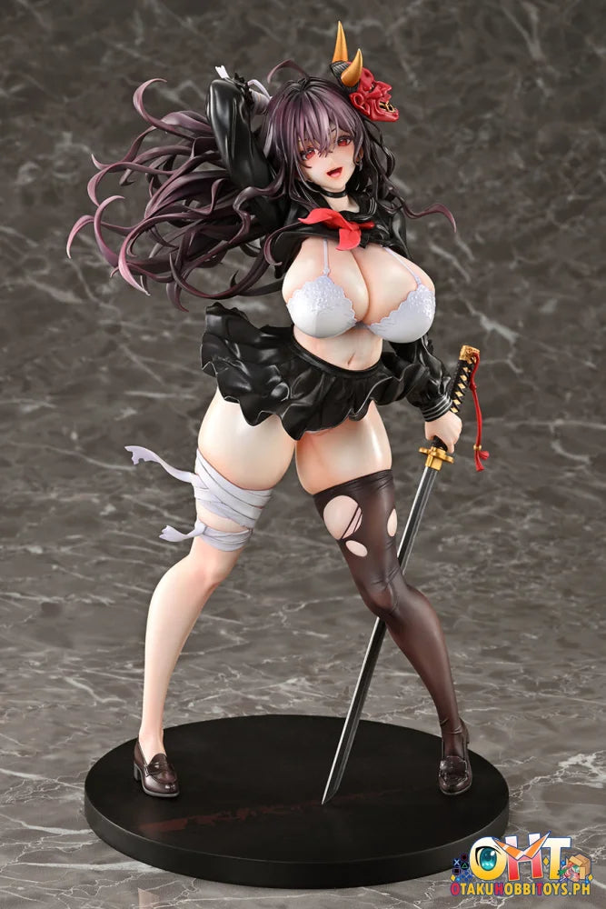 Pink-Cat Mataro Original Character Demon Exorcist Student Council President - Reika Danzaiin
