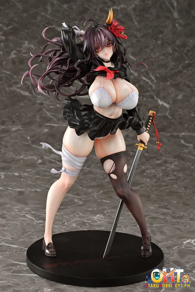 Pink-Cat Mataro Original Character Demon Exorcist Student Council President - Reika Danzaiin