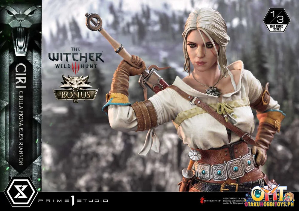 Prime 1 Studio 1/3 Museum Masterline The Witcher 3: Wild Hunt Ciri Fiona Elen Riannon W/ Bonus
