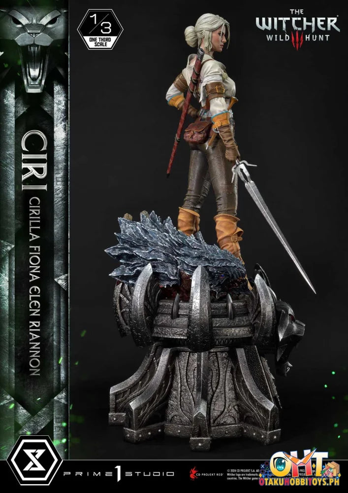 Prime 1 Studio 1/3 Museum Masterline The Witcher 3: Wild Hunt Ciri Fiona Elen Riannon W/ Bonus