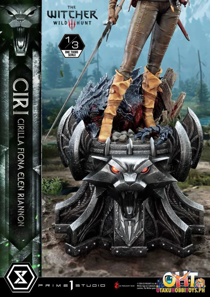 Prime 1 Studio 1/3 Museum Masterline The Witcher 3: Wild Hunt Ciri Fiona Elen Riannon W/ Bonus