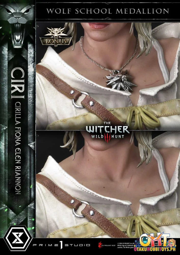 Prime 1 Studio 1/3 Museum Masterline The Witcher 3: Wild Hunt Ciri Fiona Elen Riannon W/ Bonus