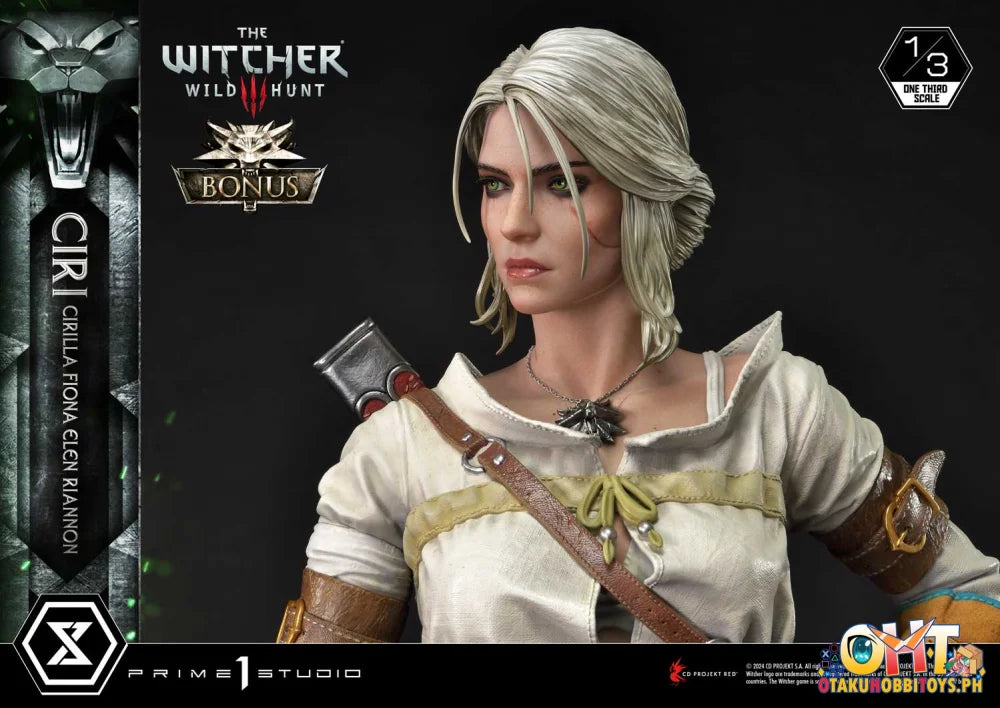 Prime 1 Studio 1/3 Museum Masterline The Witcher 3: Wild Hunt Ciri Fiona Elen Riannon W/ Bonus