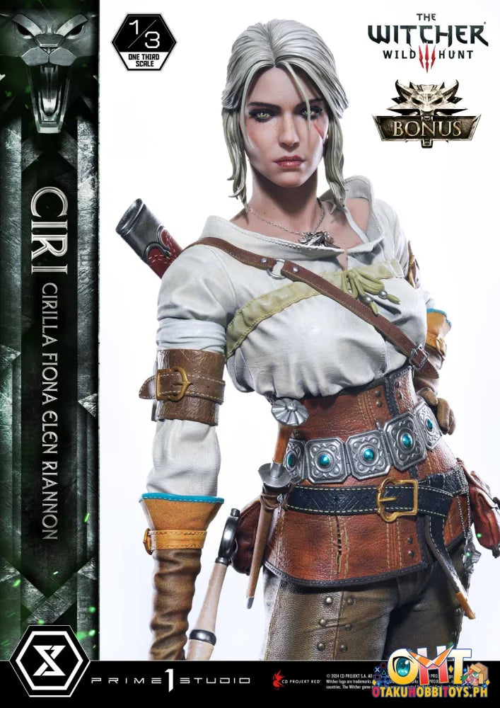 Prime 1 Studio 1/3 Museum Masterline The Witcher 3: Wild Hunt Ciri Fiona Elen Riannon W/ Bonus