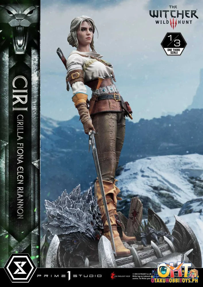 Prime 1 Studio 1/3 Museum Masterline The Witcher 3: Wild Hunt Ciri Fiona Elen Riannon W/ Bonus