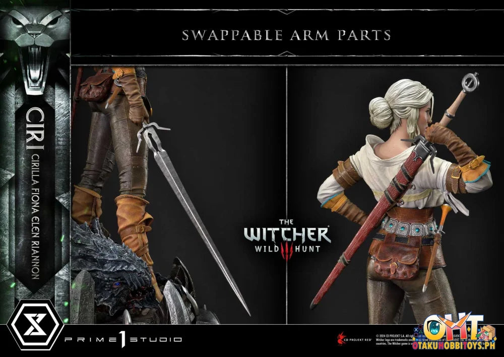 Prime 1 Studio 1/3 Museum Masterline The Witcher 3: Wild Hunt Ciri Fiona Elen Riannon W/ Bonus