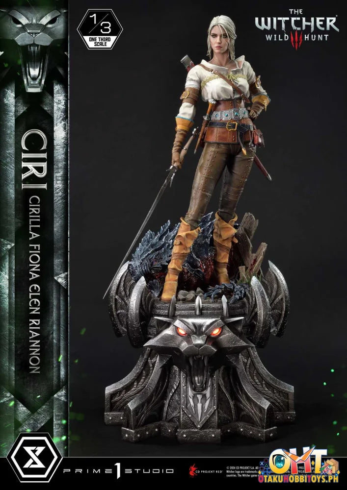 Prime 1 Studio 1/3 Museum Masterline The Witcher 3: Wild Hunt Ciri Fiona Elen Riannon W/ Bonus