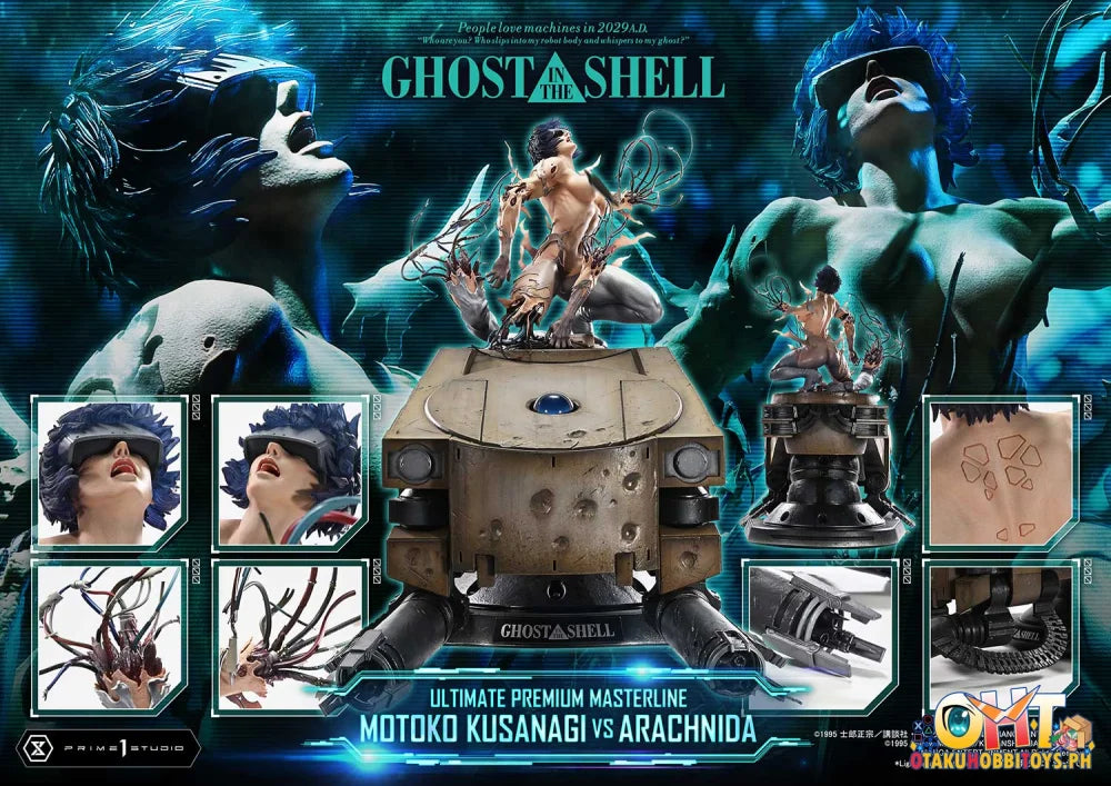 Prime 1 studio 1/4 GHOST IN THE SHELL Motoko Kusanagi VS Arachnida Scale Figure