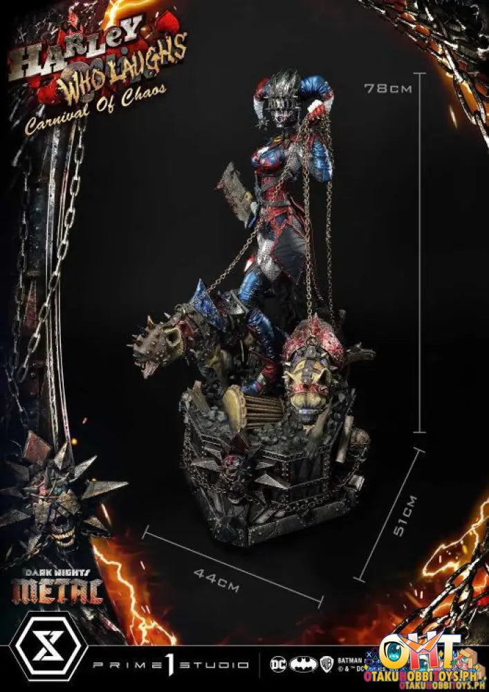 Prime 1 Studio Dark Nights: Metal Museum Masterline 1/3 Harley Quinn Who Laughs Deluxe Bonus Version