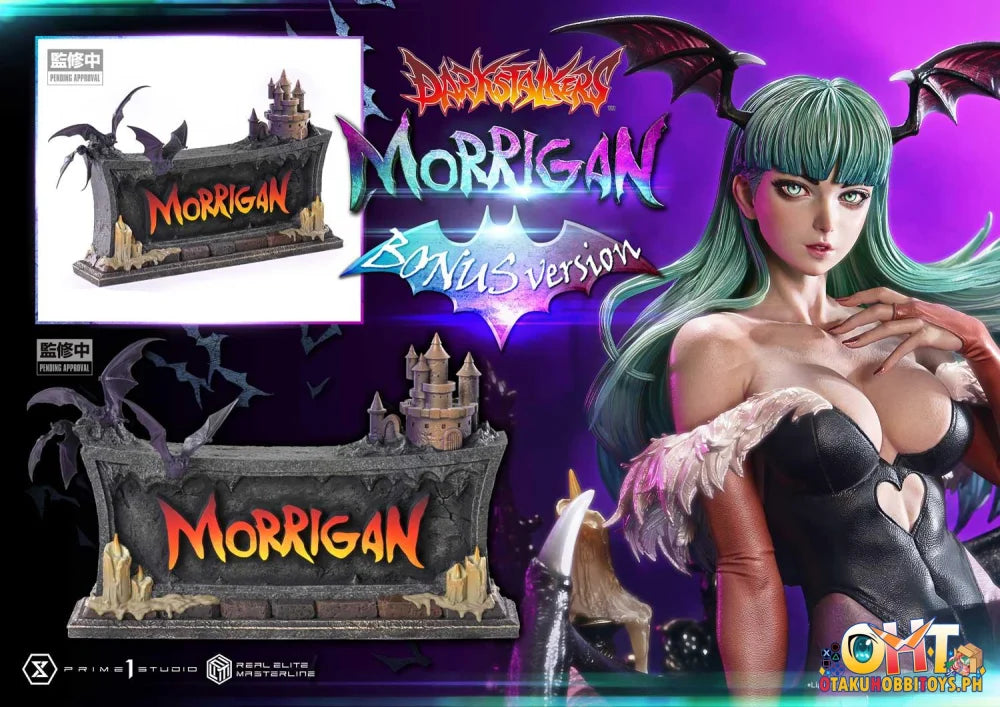 Prime 1 Studio Real Elite Masterline 1/4 Darkstalkers Morrigan Bonus Version Scale Figure