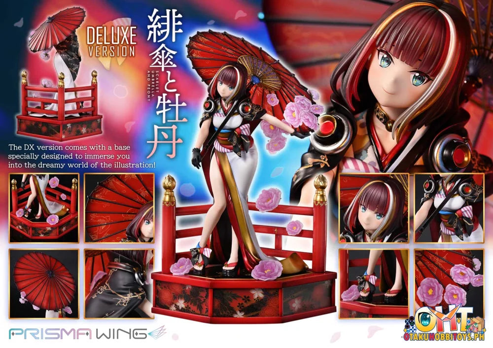 Prime1 Studios Prisma Wing 1/7 Fuzichoco Original Illustration Scarlet Umbrella And Peony Scale