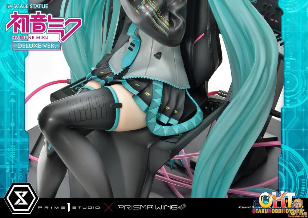 Prisma Wing Piapro Characters 1/4 Hatsune Miku ’Art By Neco’ Scale Statue Deluxe Bonus Version