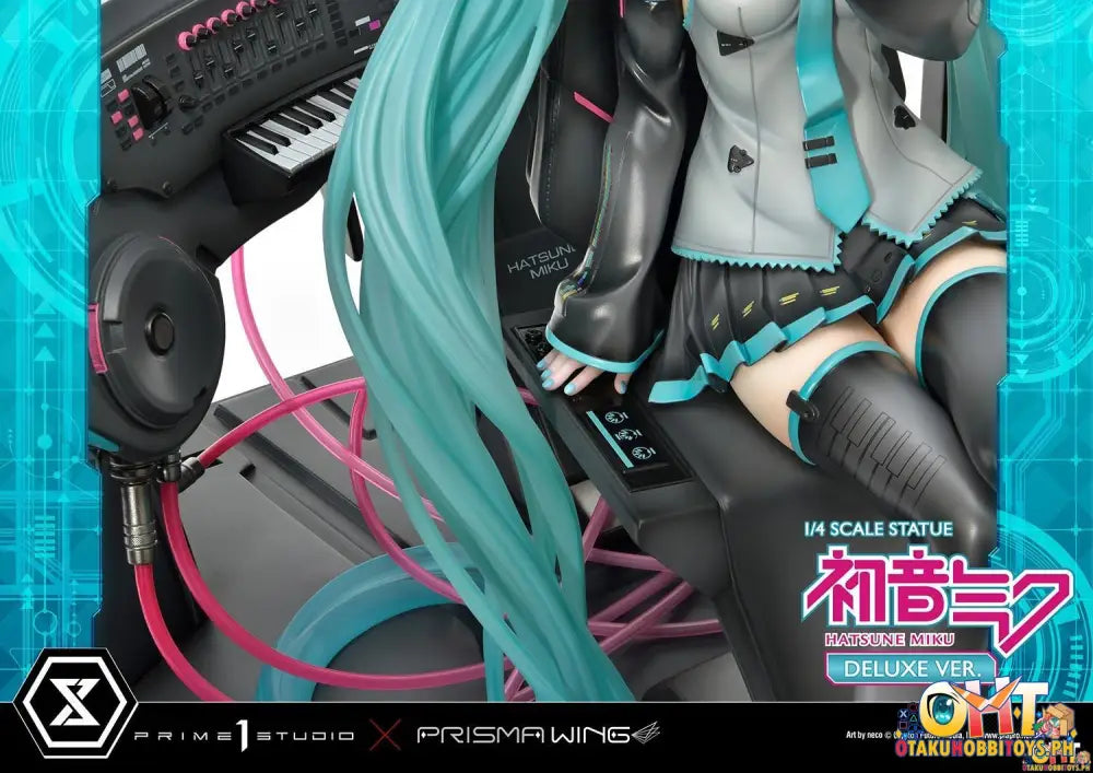 Prisma Wing Piapro Characters 1/4 Hatsune Miku ’Art By Neco’ Scale Statue Deluxe Bonus Version