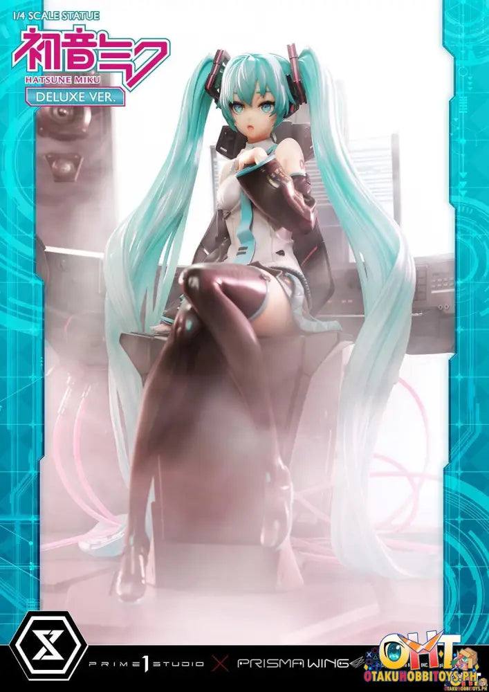 Prisma Wing Piapro Characters 1/4 Hatsune Miku ’Art By Neco’ Scale Statue Deluxe Bonus Version