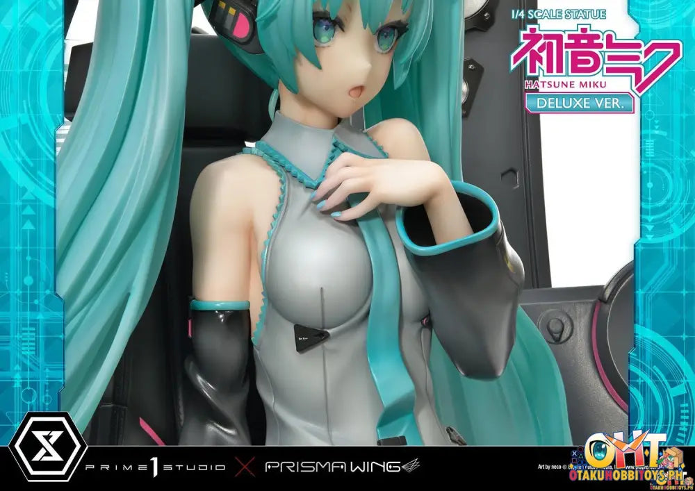 Prisma Wing Piapro Characters 1/4 Hatsune Miku ’Art By Neco’ Scale Statue Deluxe Bonus Version