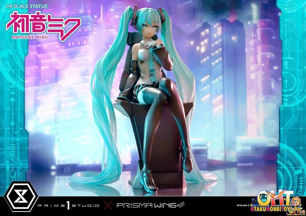 Prisma Wing Piapro Characters 1/4 Hatsune Miku ’Art By Neco’ Scale Statue Deluxe Bonus Version