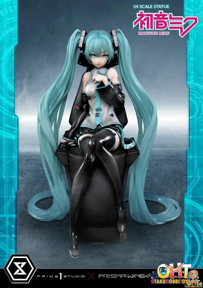 Prisma Wing Piapro Characters 1/4 Hatsune Miku ’Art By Neco’ Scale Statue Deluxe Bonus Version