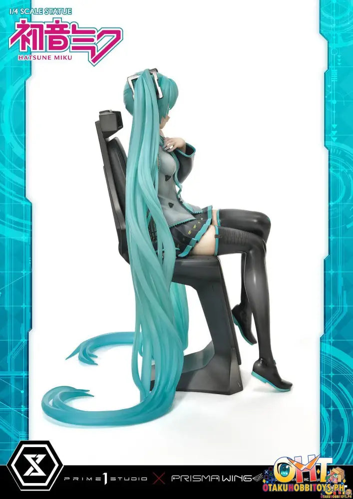 Prisma Wing Piapro Characters 1/4 Hatsune Miku ’Art By Neco’ Scale Statue Deluxe Bonus Version