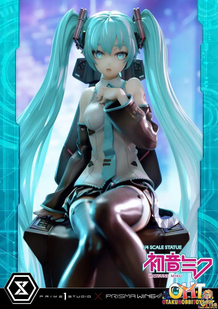 Prisma Wing Piapro Characters 1/4 Hatsune Miku ’Art By Neco’ Scale Statue Deluxe Bonus Version