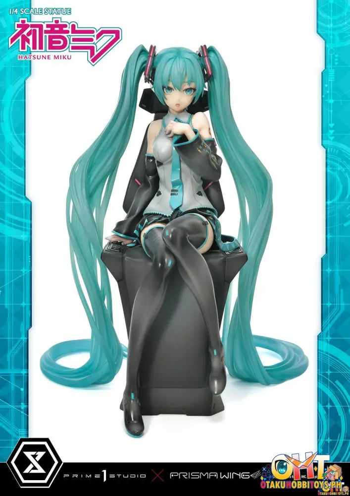 Prisma Wing Piapro Characters 1/4 Hatsune Miku ’Art By Neco’ Scale Statue Deluxe Bonus Version