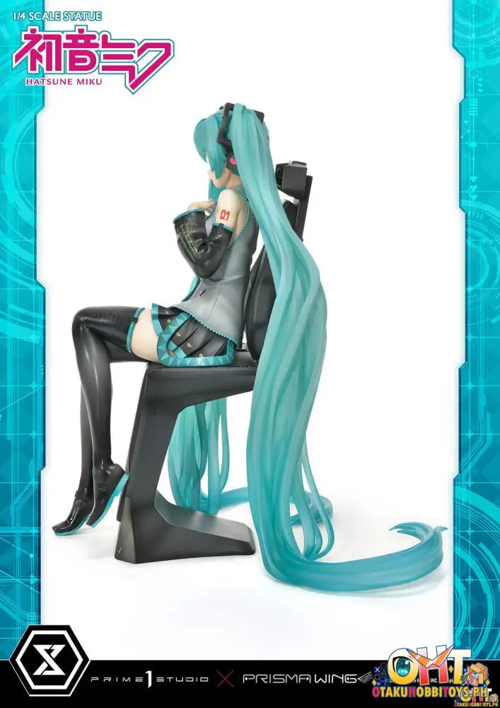 Prisma Wing Piapro Characters 1/4 Hatsune Miku ’Art By Neco’ Scale Statue Deluxe Bonus Version