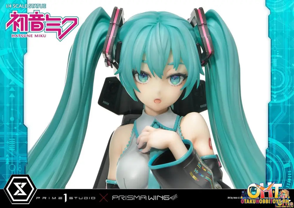 Prisma Wing Piapro Characters 1/4 Hatsune Miku ’Art By Neco’ Scale Statue Deluxe Bonus Version