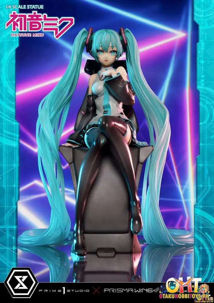 Prisma Wing Piapro Characters 1/4 Hatsune Miku ’Art By Neco’ Scale Statue Deluxe Bonus Version