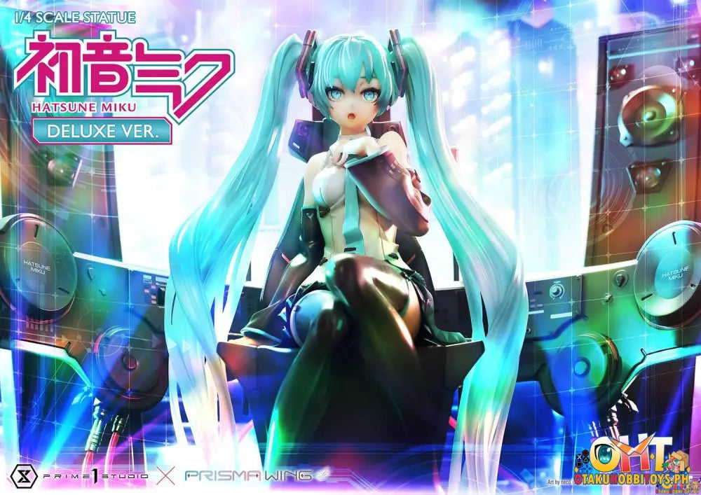 Prisma Wing Piapro Characters 1/4 Hatsune Miku ’Art By Neco’ Scale Statue Deluxe Bonus Version