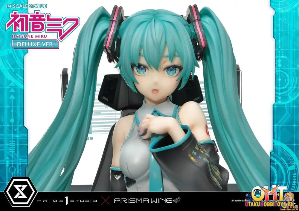 Prisma Wing Piapro Characters 1/4 Hatsune Miku ’Art By Neco’ Scale Statue Deluxe Bonus Version