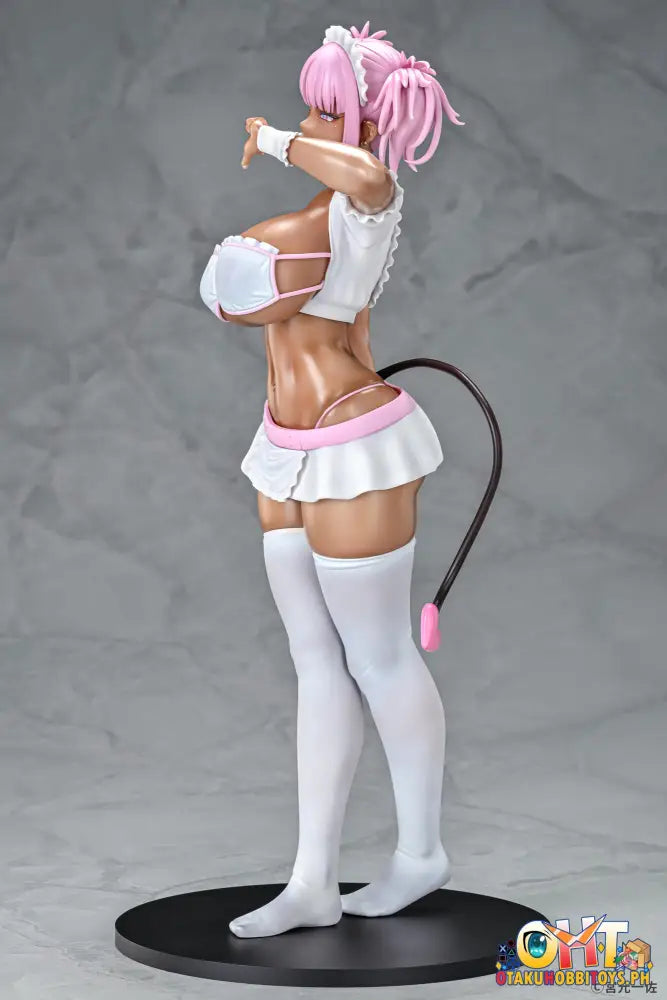 Q-Six 1/6 Black Gal Maid Succubus Cocoa Pink Ver. Scale Figure