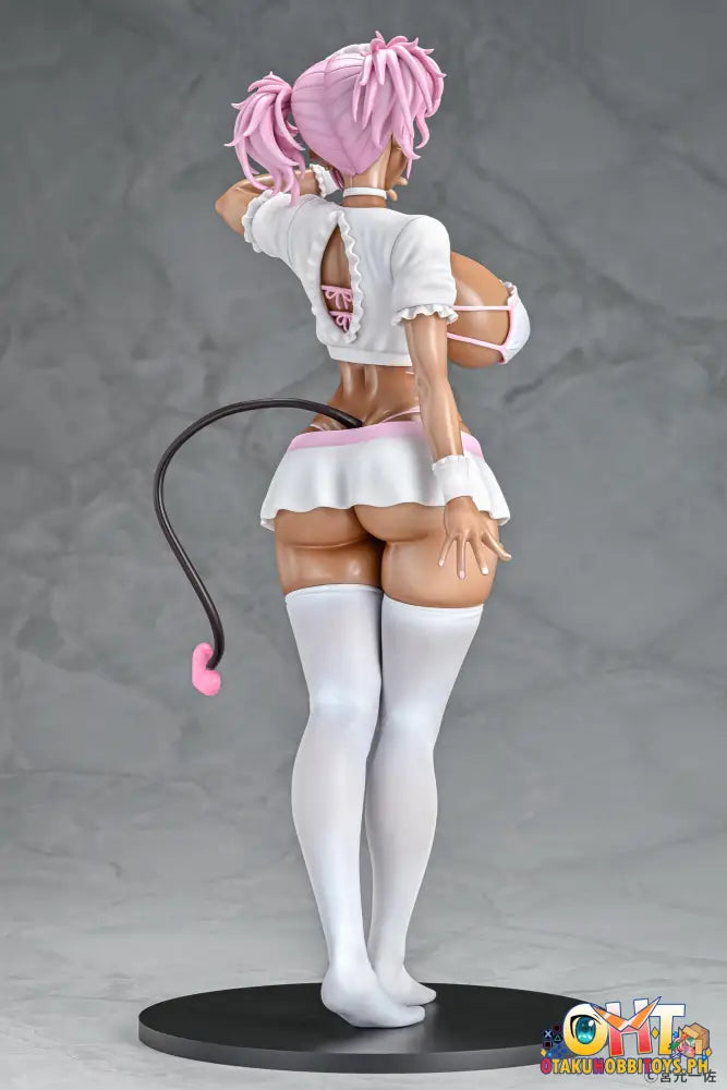 Q-Six 1/6 Black Gal Maid Succubus Cocoa Pink Ver. Scale Figure