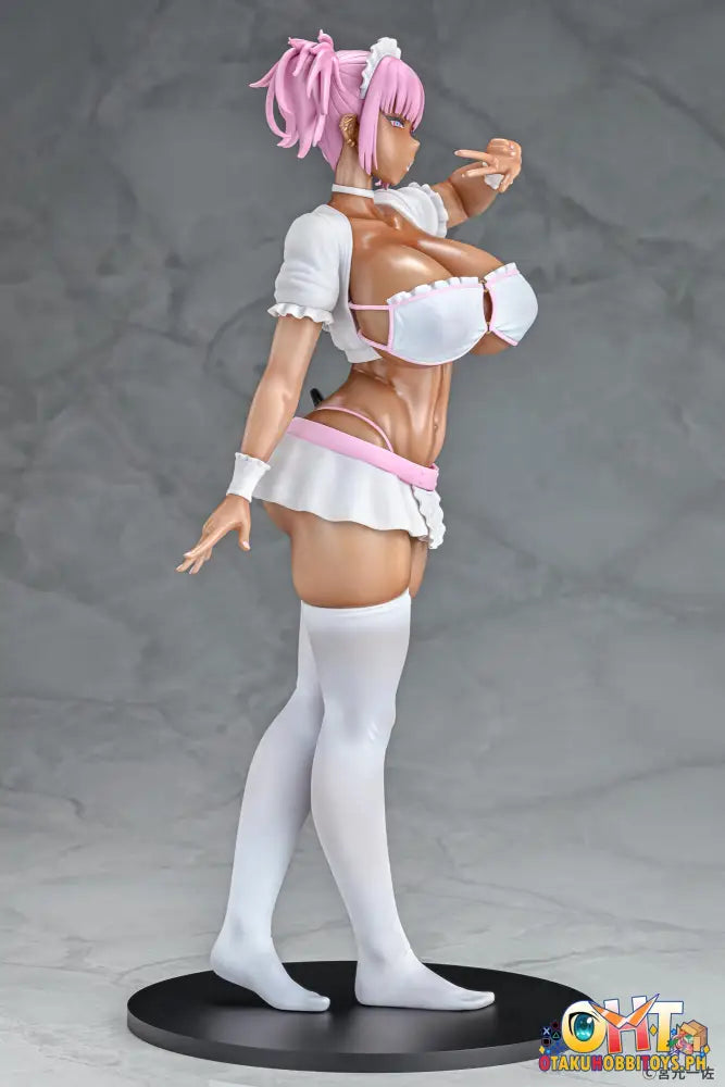 Q-Six 1/6 Black Gal Maid Succubus Cocoa Pink Ver. Scale Figure