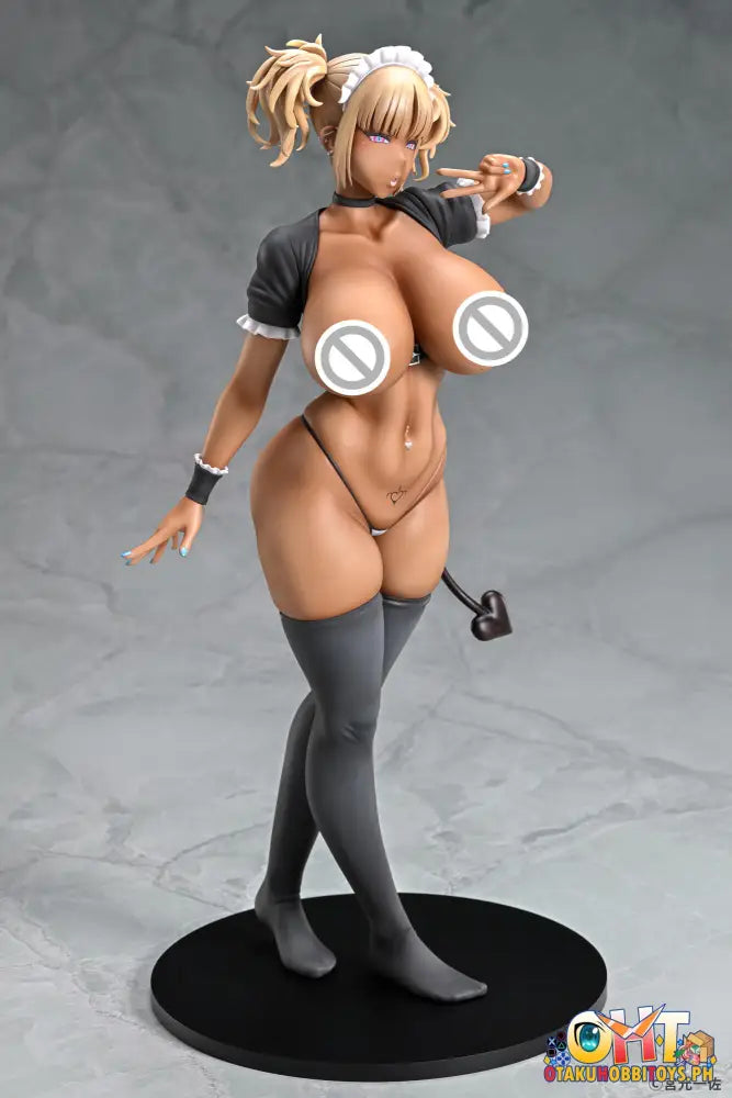 Q-Six 1/6 Black Gal Maid Succubus Cocoa Scale Figure