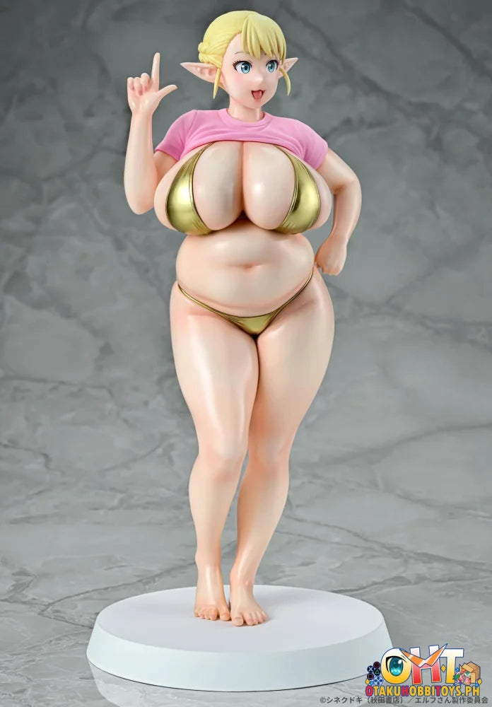 Q-six 1/7 Plus-Sized Elf Elfuda Gold ver. Scale Figure