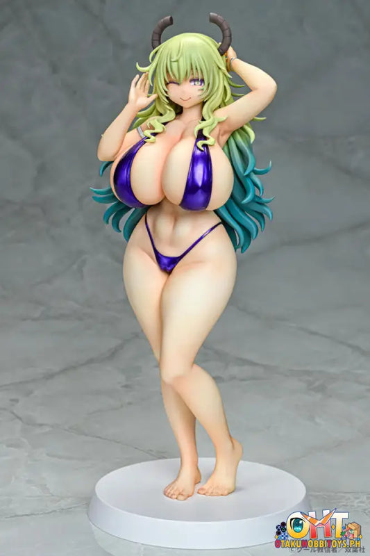 Q-Six Miss Kobayashis Dragon Maid 1/7 Lucoa Bikini Style Scale Figure