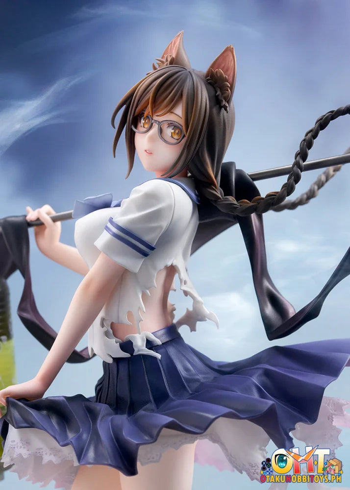 QuesQ 1/7 Comics Bakemonogatari - Tsubasa Hanekawa - Scale Figure
